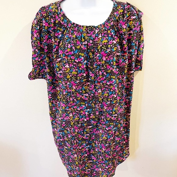 Rebecca Taylor Floral Button Shirt Dress Size 4 - Picture 12 of 12